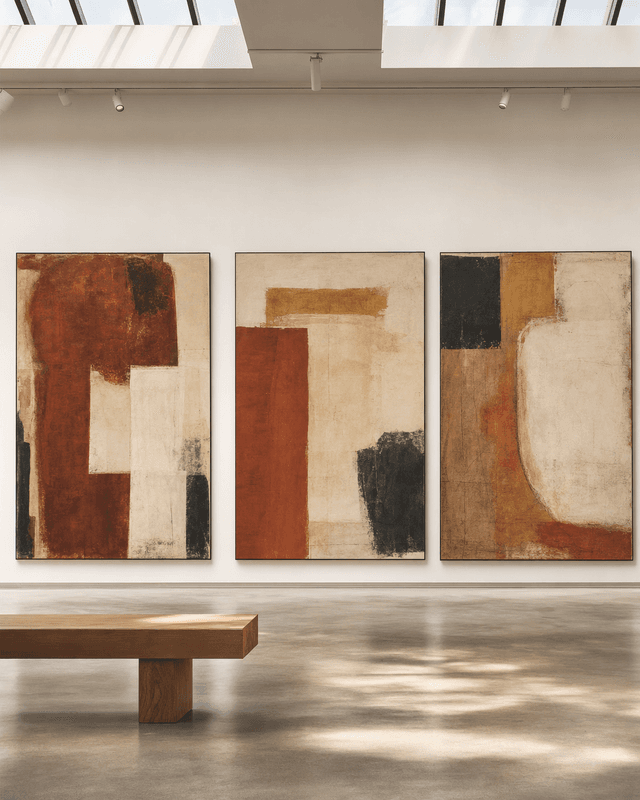 Modern art gallery