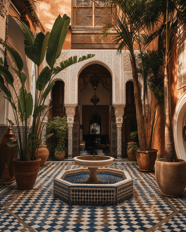 Moroccan riad